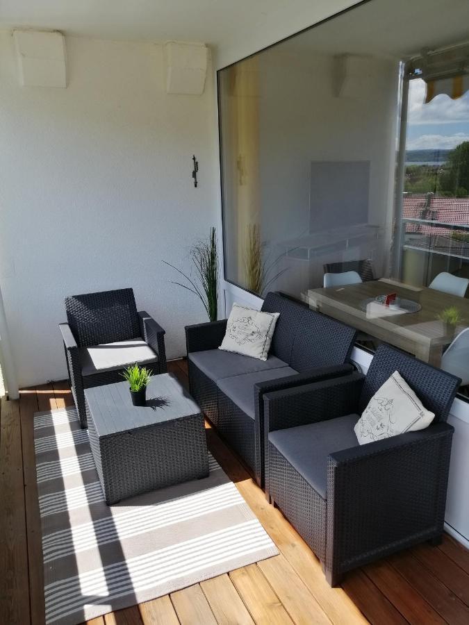 Sonnige Ferienwohnung Mit Seeblick Ульдинген-Мюльхофен Экстерьер фото